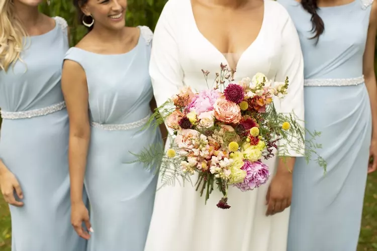 True bride bridesmaid dresses top